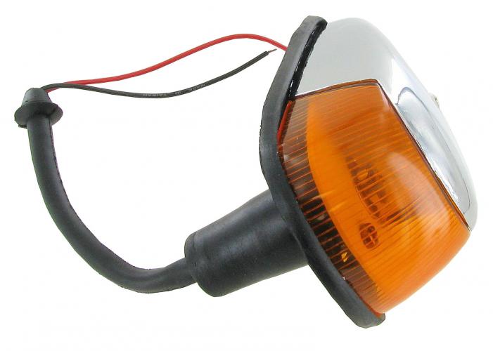 Blinkereinheit Bernstein Orange Glas B-Qualität