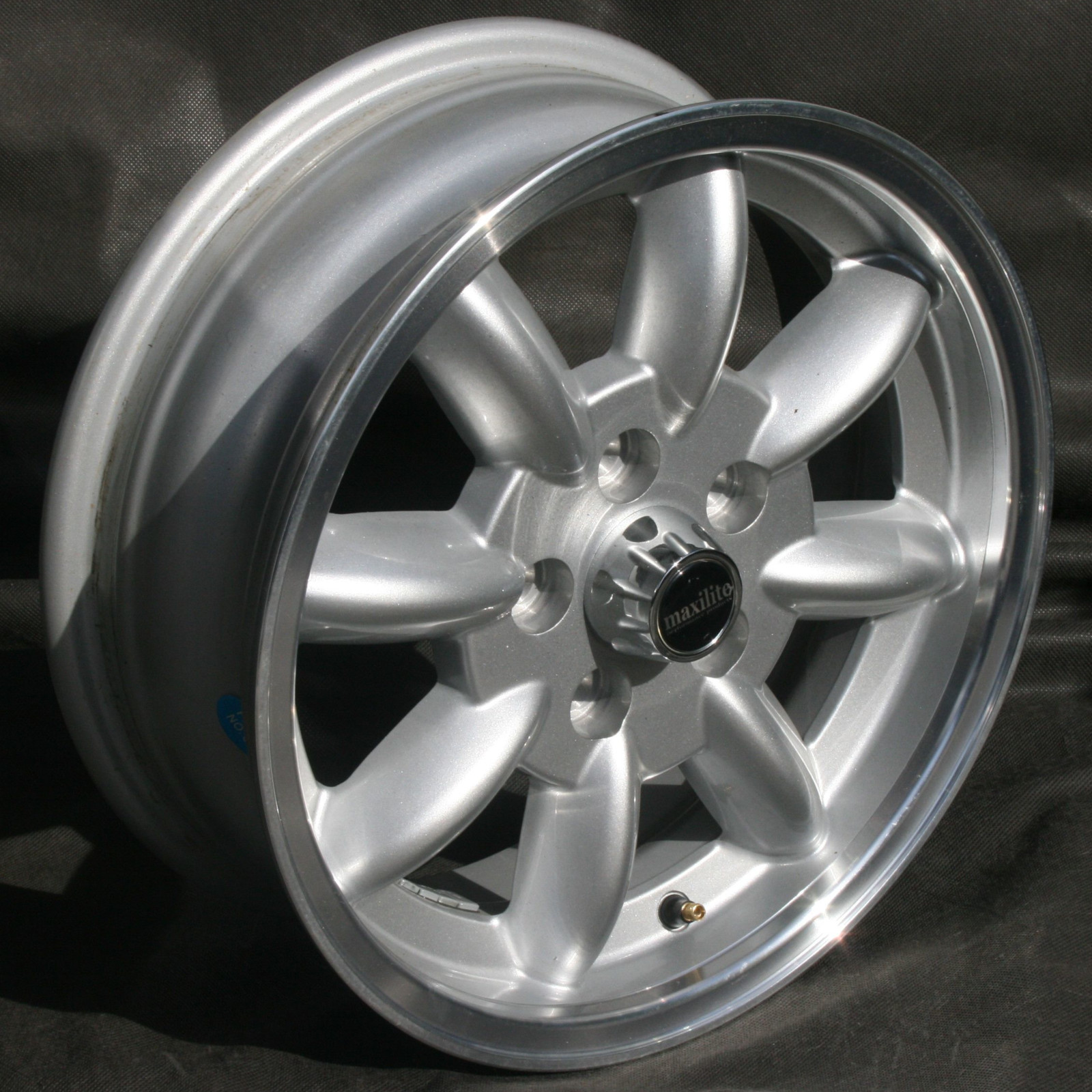 Felge Minilite Style 5.5x15 5x108 ET20 silber/glanzgedreht 