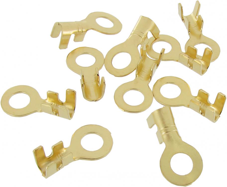 Unisolierte Ringkabelschuhe 6 mm für 4,0-6,0 mm² Kabel