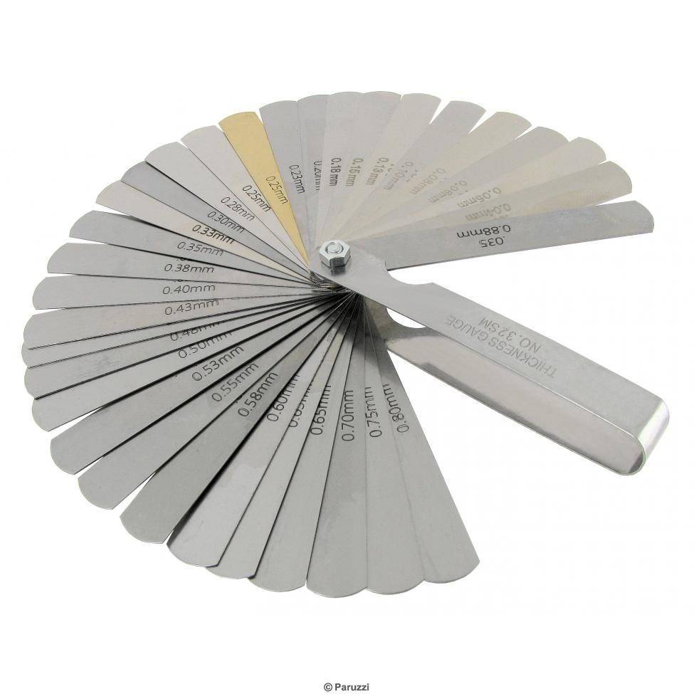 Satz Einstellfühlerlehren (32-teilig)