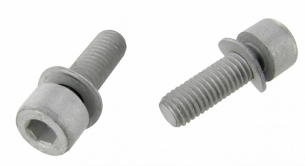 Hohlkopf-Zylinderschraube M8 mit Wellring Unterlegscheibe