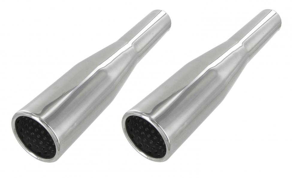 Monza Auspuff Endrohr Edelstahl poliert 50mm
