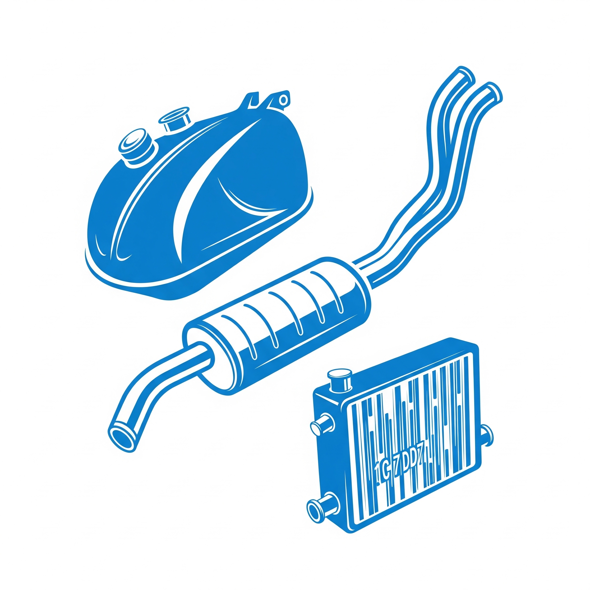 2 Kraftstoffbehälter - Auspuff - Heizung 2 Kraftstoffbehälter - Auspuff - Heizung