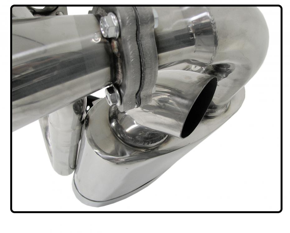 Auspuff Edelstahl Side Winder