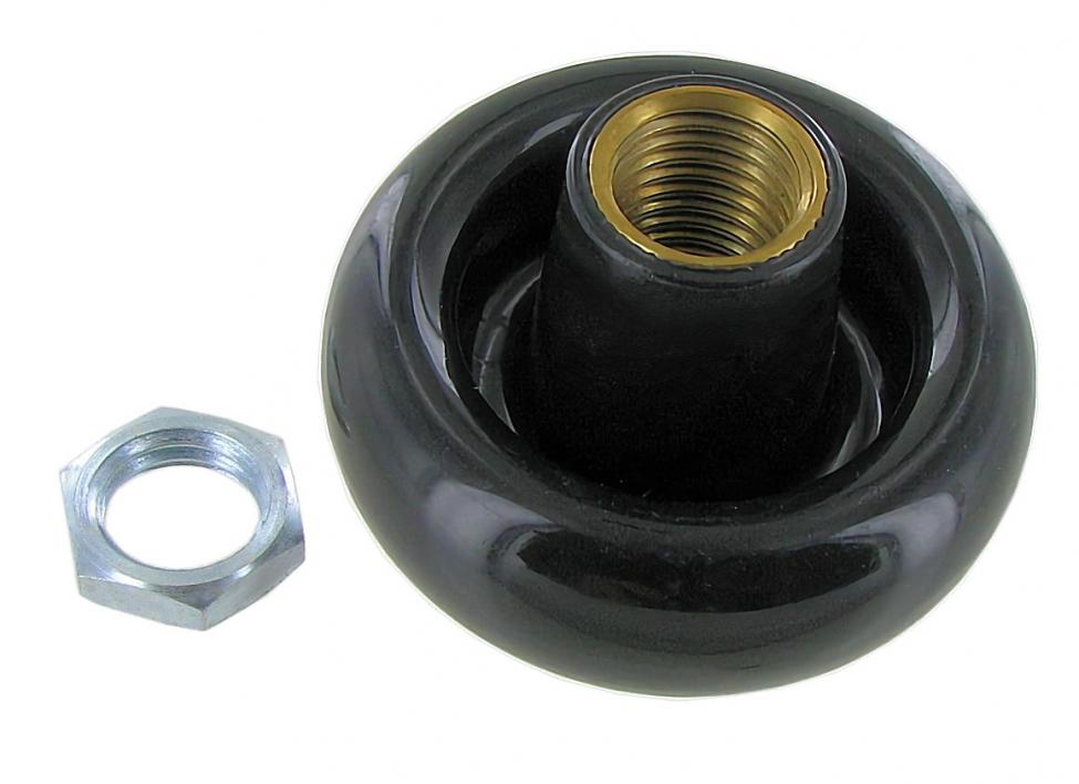 Schaltknauf Classic Schwarz 12mm Gewinde für VW Klassiker