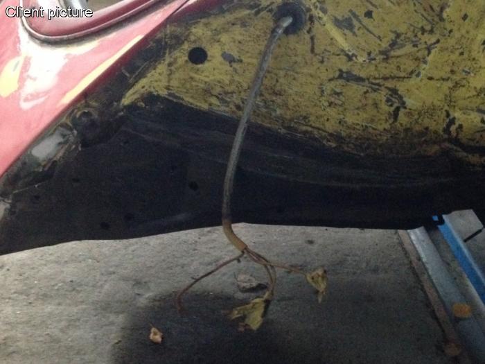 Hintere Stoßstangenhalterung rechts