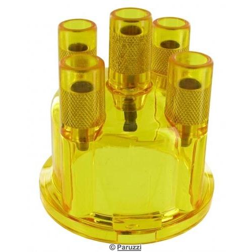 Verteilerkappe gelb transparent
