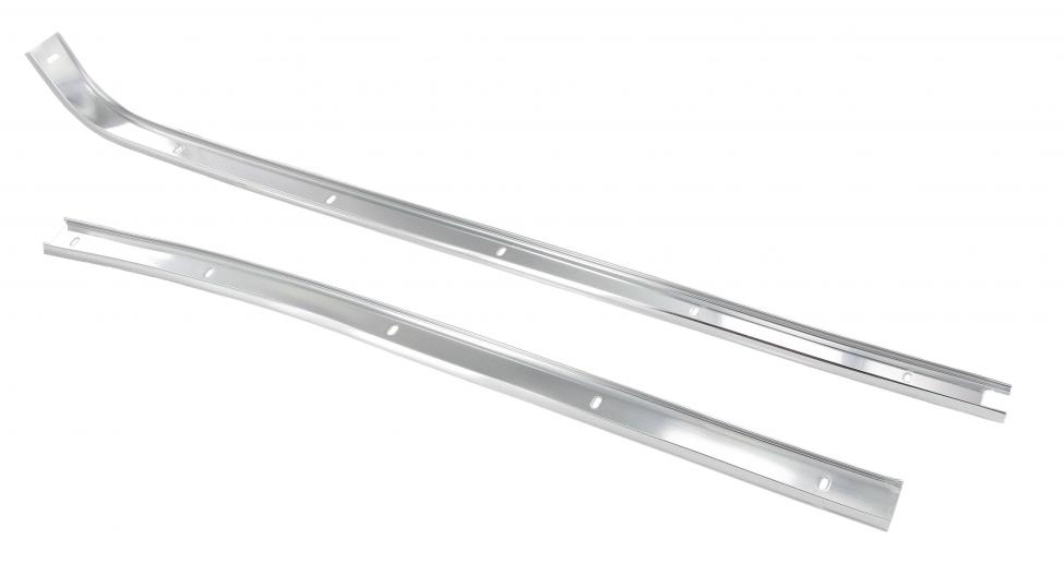 Hinteres Seitenfenster Dachgummi Zierleisten Links Aluminium