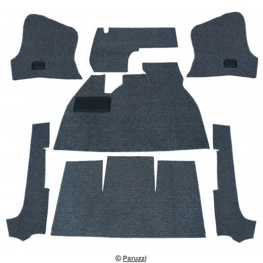 Schlingenflor-Teppichsatz für den Innenraum salz und  pfeffer  (7-teilig) für Cabrio 