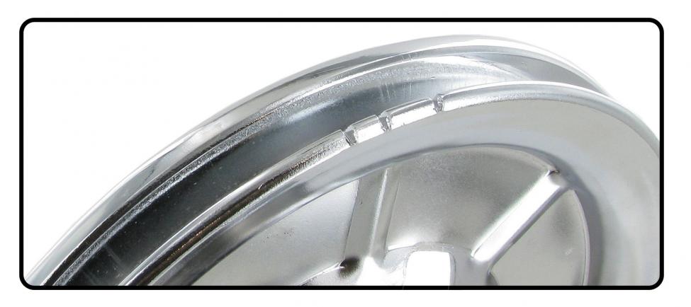 Chrom Kurbelwellen-Riemenscheibe Standard VW Oldtimer