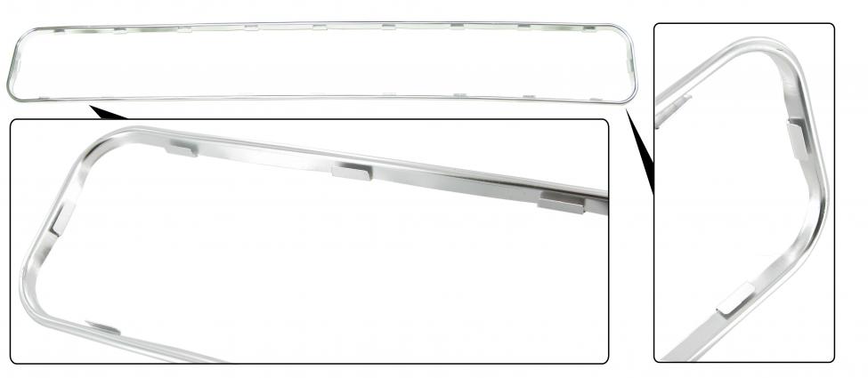 Aluminium Belüftungsgitter für Bulli T1 T2 1967-1972