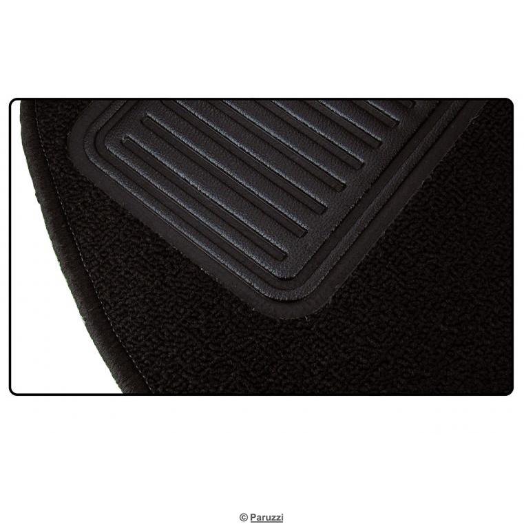 Schlingenflor-Teppichsatz für den Innenraum schwarz (7-teilig) für Cabrio