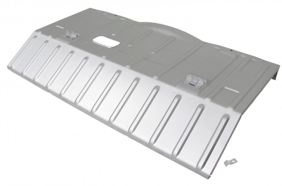 Bodenplatte Hinterachse Kraftstofftank