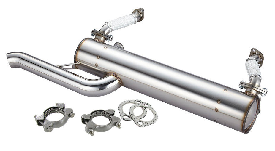 Classic Super Flow Edelstahl Auspuff 130mm Typ 1 Motor