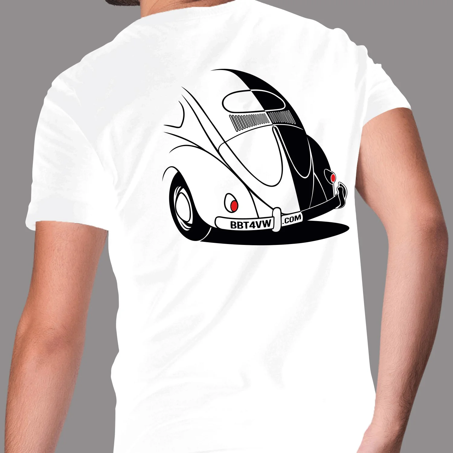 VW Oval T-Shirt Weiß XXL - BBT Production Merchandise