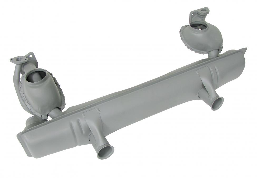 Standard Schalldämpfer mit Einkanalvorwärmung für Käfer & Ghia