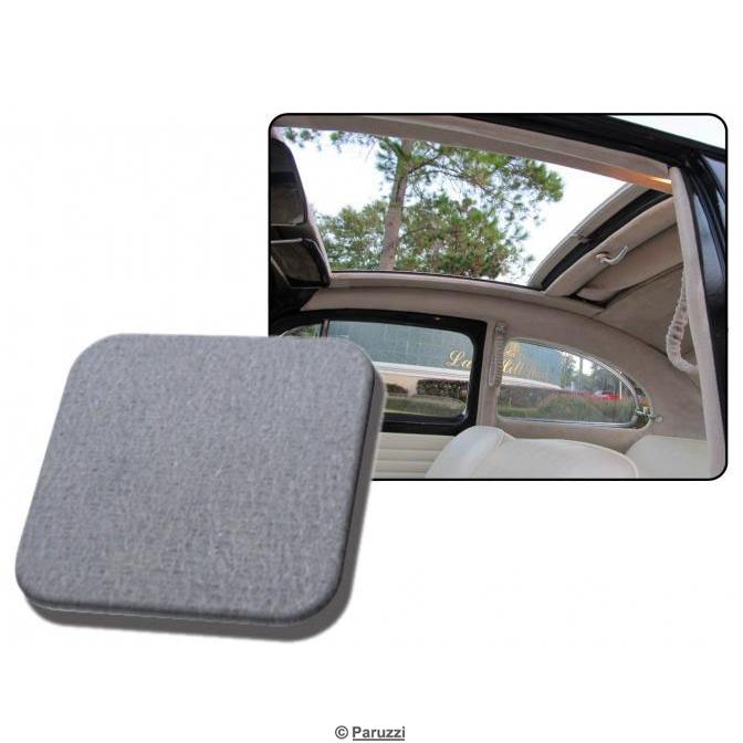 Dachhimmel Mohair-Stoff, mit Dachhimmel, Deluxe, grau