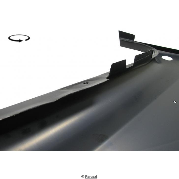 Türaußenhaut mit 10 cm Fensterlaibung links