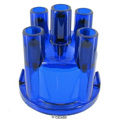 Verteilerkappe blau transparent