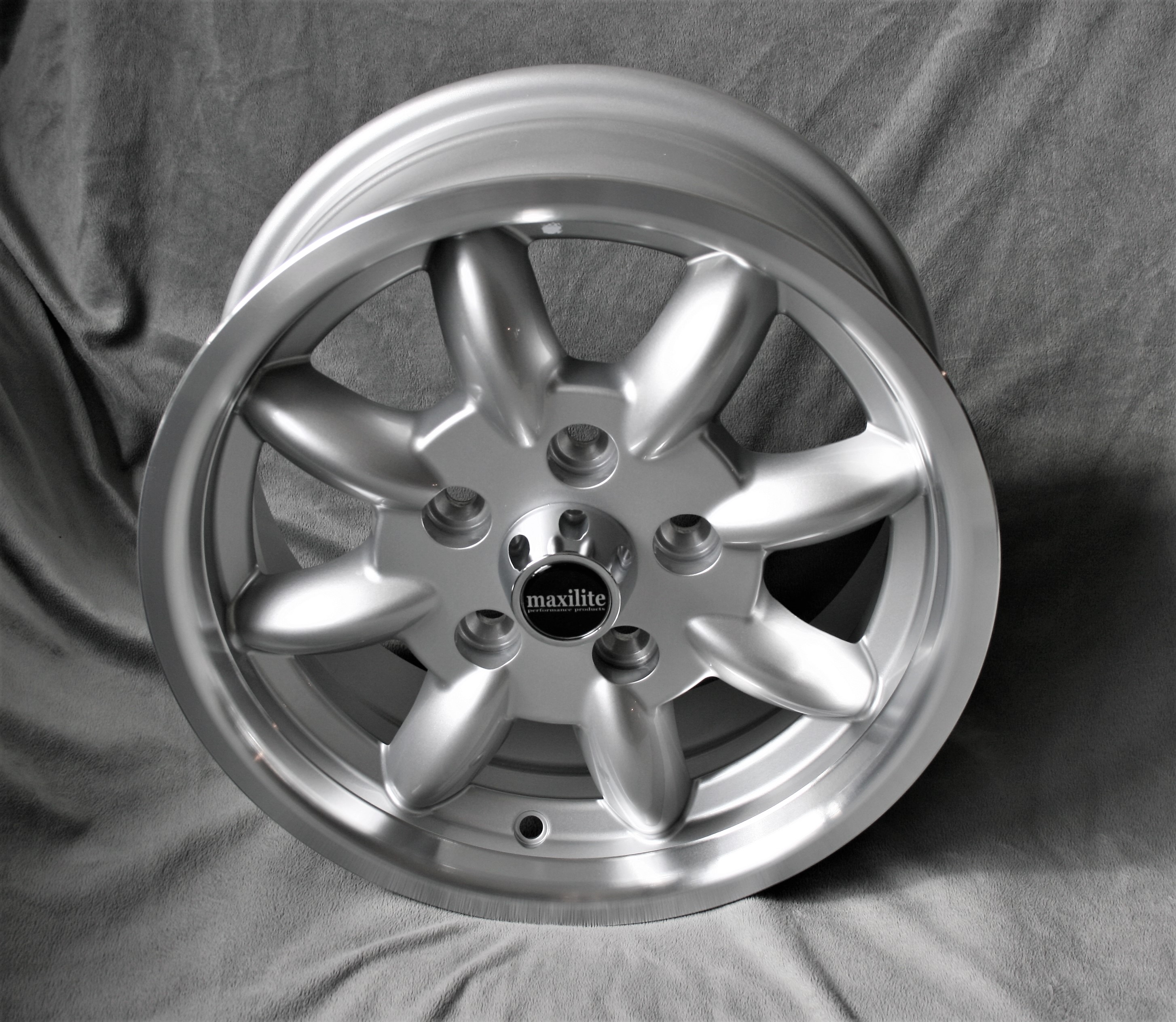 Maxilite Minilite Felge für Mercedes 6x14 silber/diamond cut