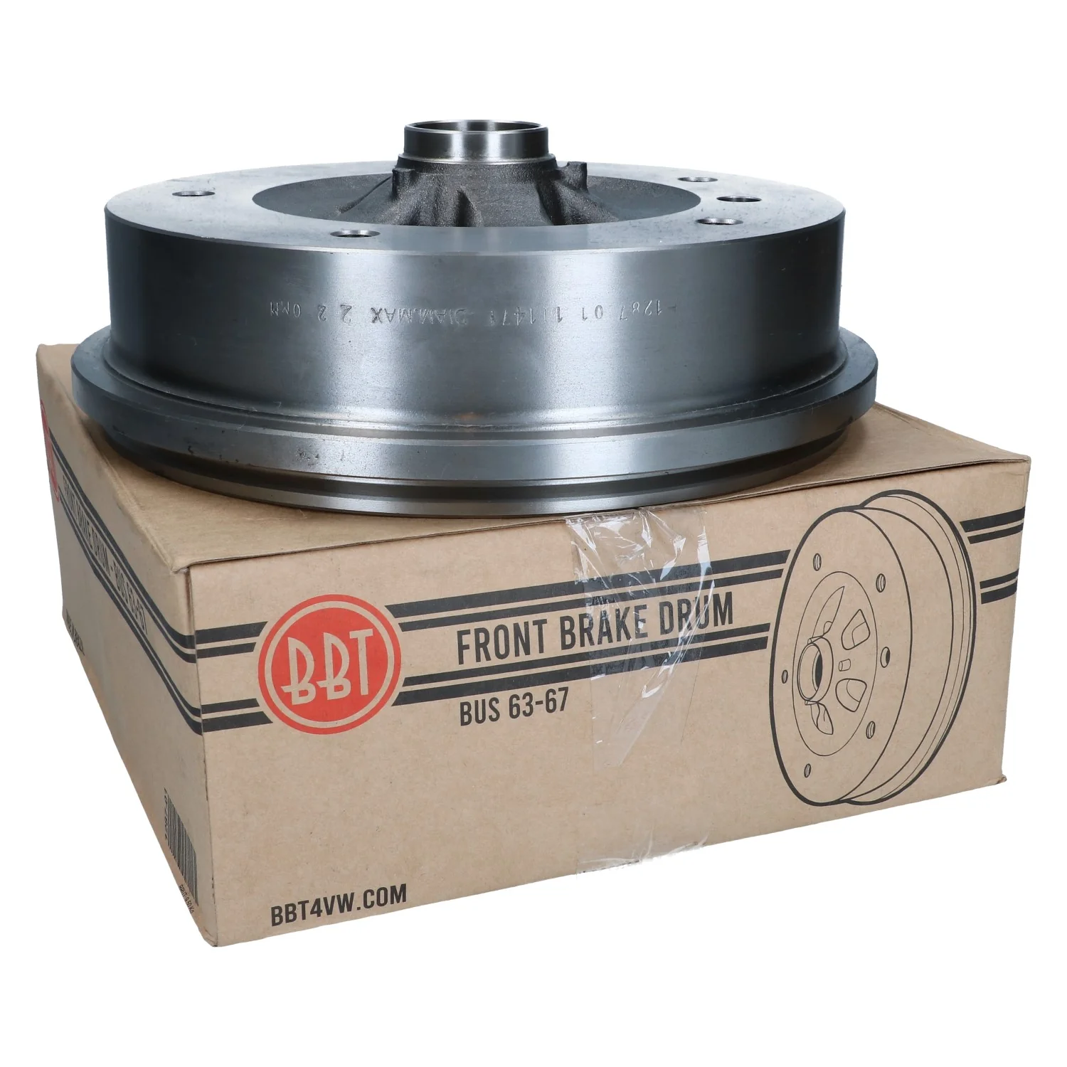 Bremstrommel vorn 5-Loch 5x205 VW Bus 62-70