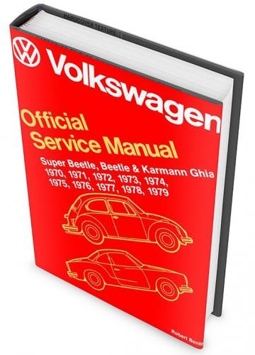 VW Official Service Manual - Werkstatthandbuch für Käfer ab 1970