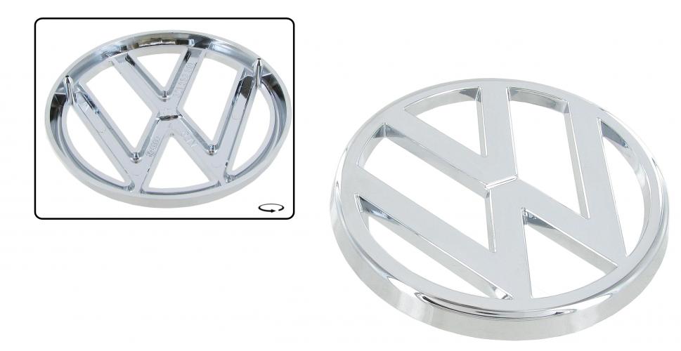 Chrom VW Gitter Emblem für T3 Bulli bis 1987