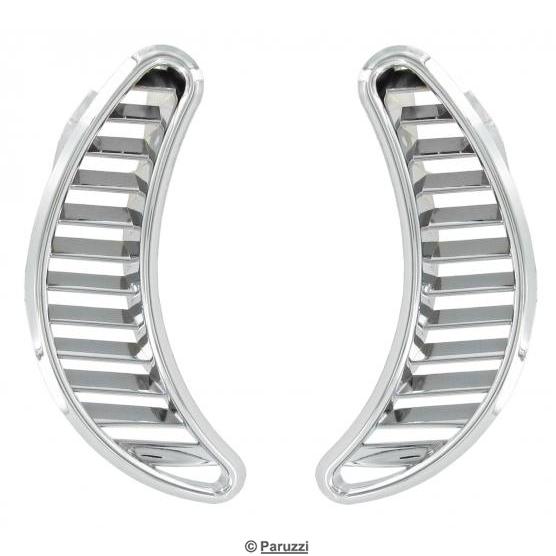 Seitliche Luftauslassblenden Chrom (pro Paar)