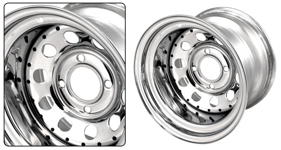 Modular Chrom Felge 10 Loch für VW Oldtimer