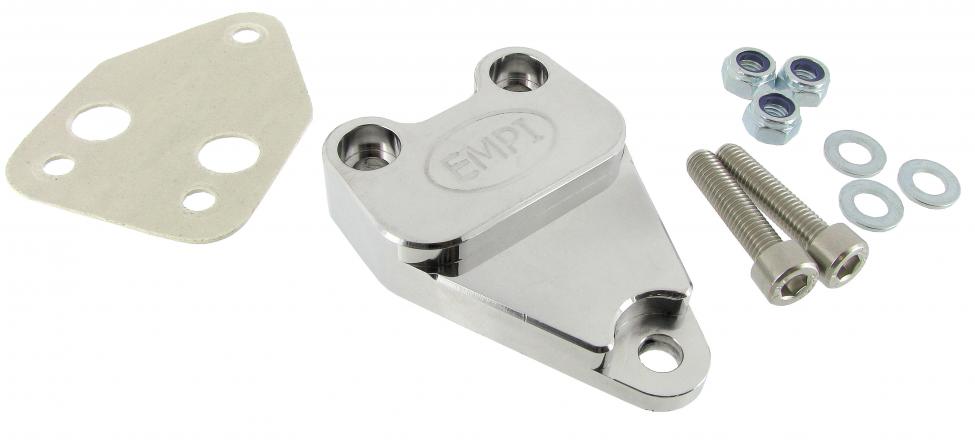 Ölkühler Abdeckplatte Aluminium poliert für VW Oldtimer