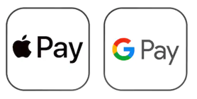 Apple Pay / Google Pay (via Stripe)