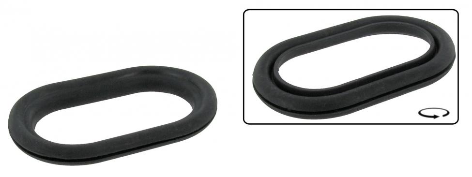 Heizungsschlauch Gummi rechts für Type 4 Motoren bis 7.1979