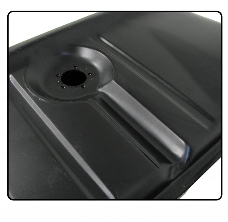 Kraftstofftank B-Qualität, schwarz lackiert für Käfer/Ghia