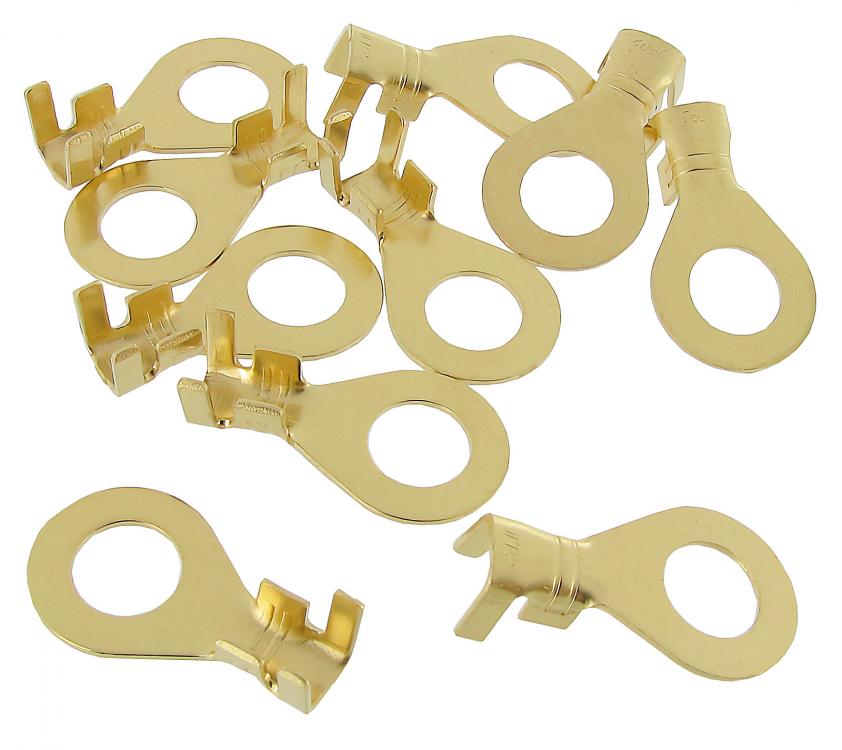 Unisolierte Ringkabelschuhe 8mm für 4,0-6,0mm² Kabel