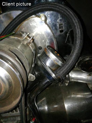 Entlüftungsschlauch mit einer Textilaußenseite (pro Meter)