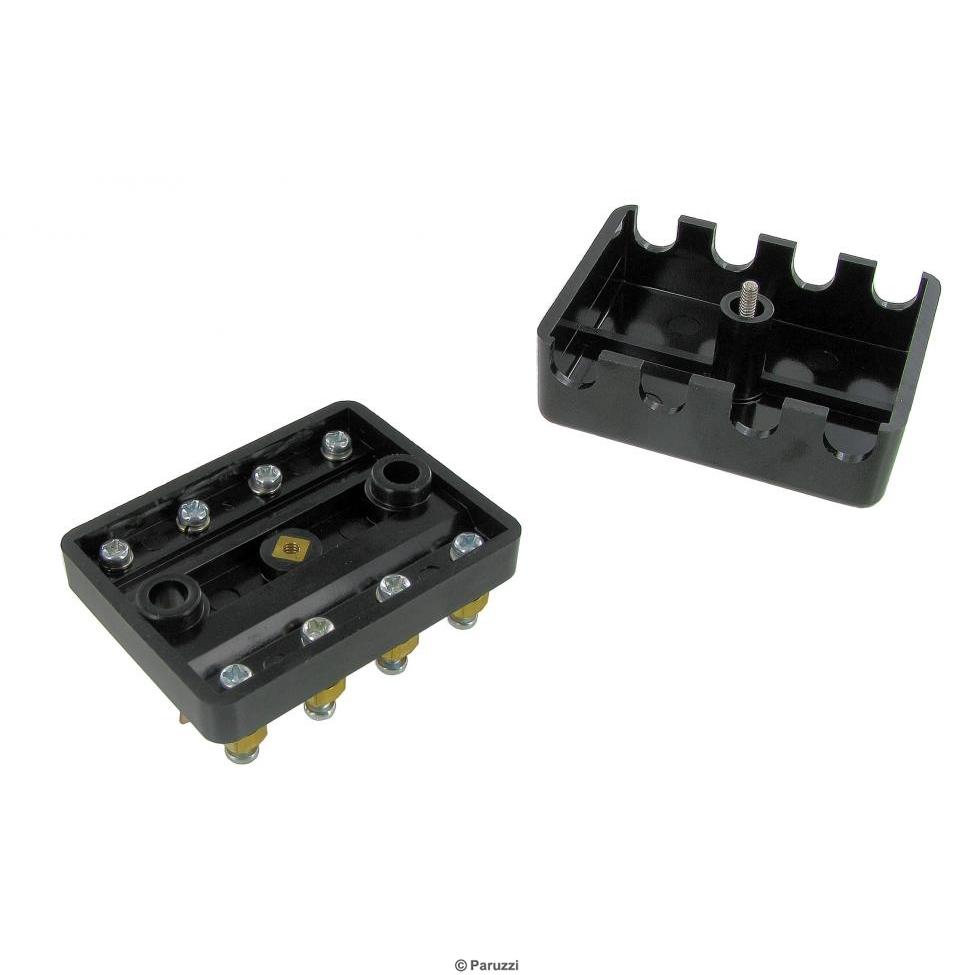 Sicherungskasten mit Deckel für 4 Sicherungen