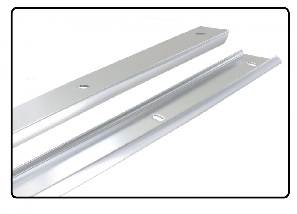 Türfenster-Dachgummi Zierleiste Links Aluminium