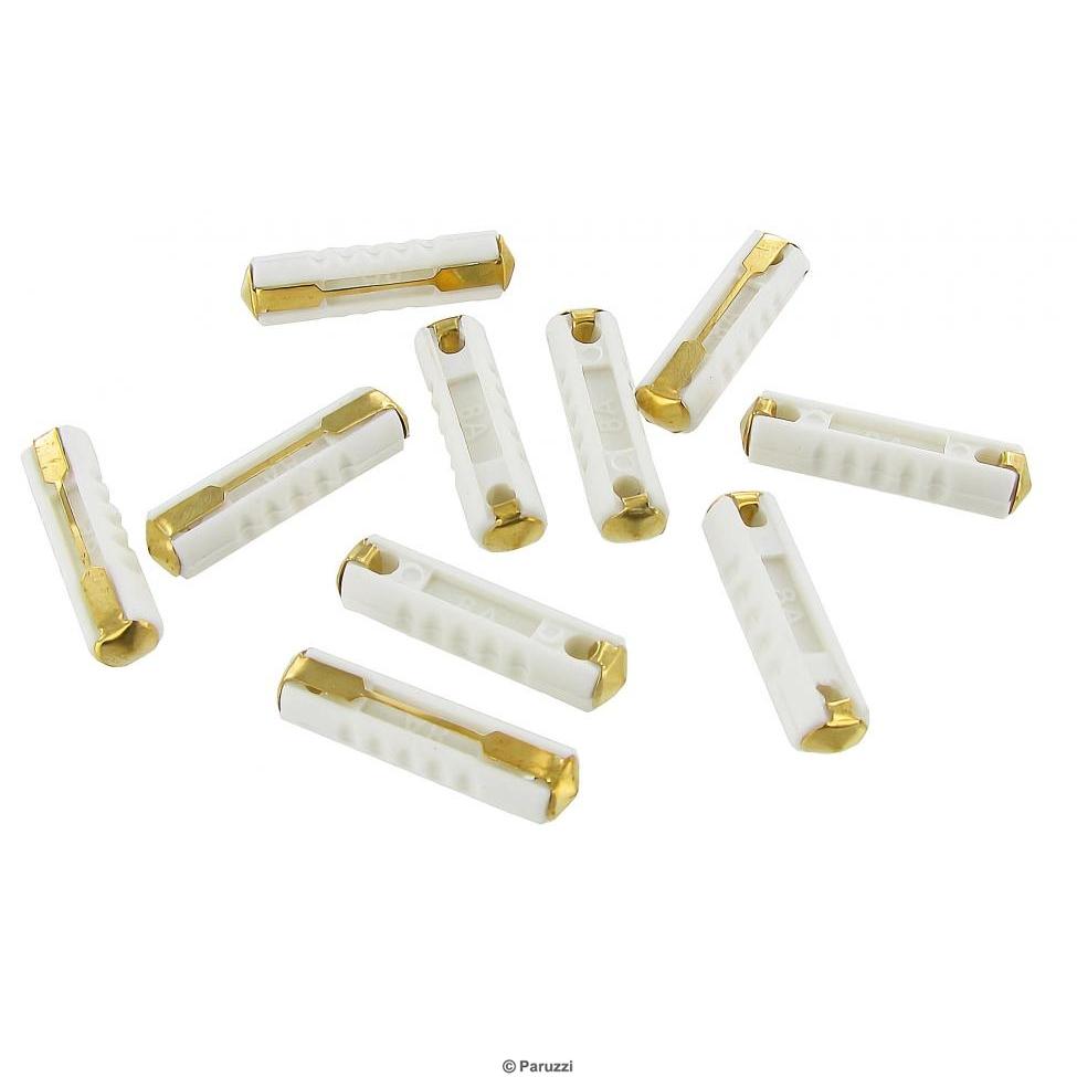 Keramische Sicherungen 8 AMP (10 Stück)