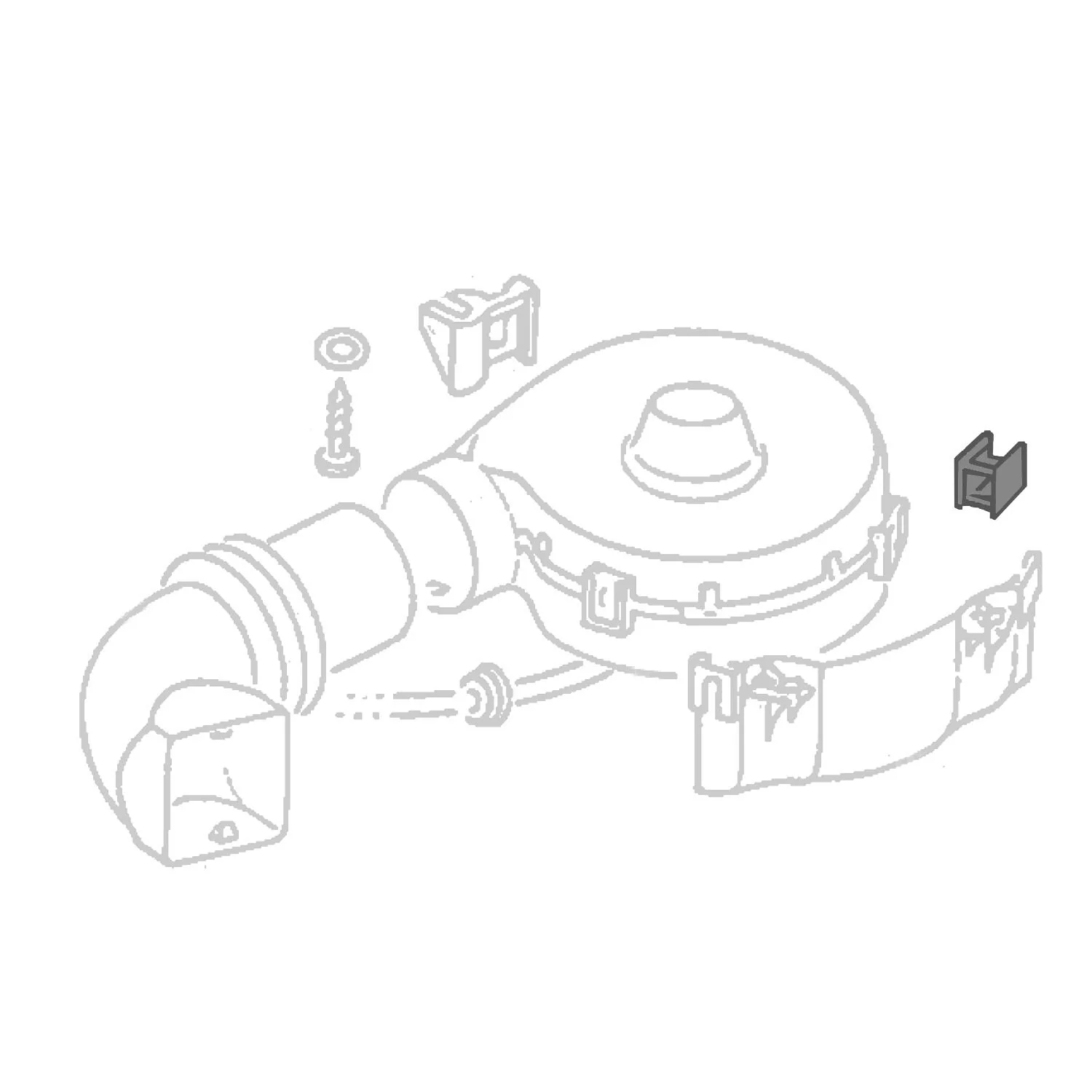 Gummi Frischluftventilator VW Käfer 1303 BBT