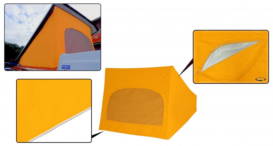 Westfalia Aufstelldach Zeltplane 1 Fenster Gelb