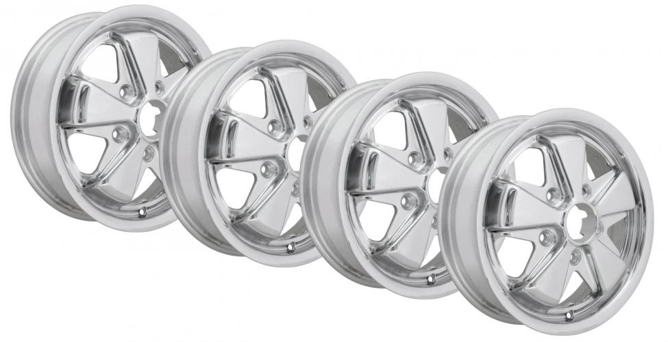 911 Stil Felgen poliert 5x130 Porsche Lochkreis