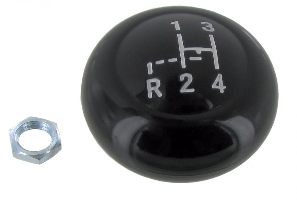 Schaltknauf Classic Schwarz 12mm Gewinde für VW Klassiker