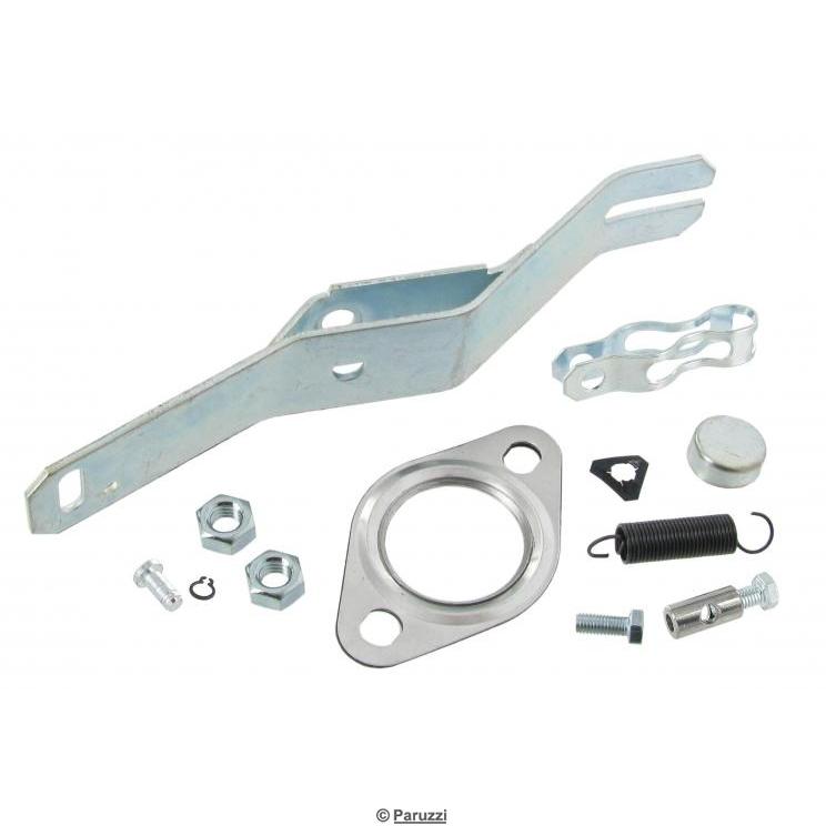 Wärmetauscherhebel einschließlich Montagesatz (rechts)