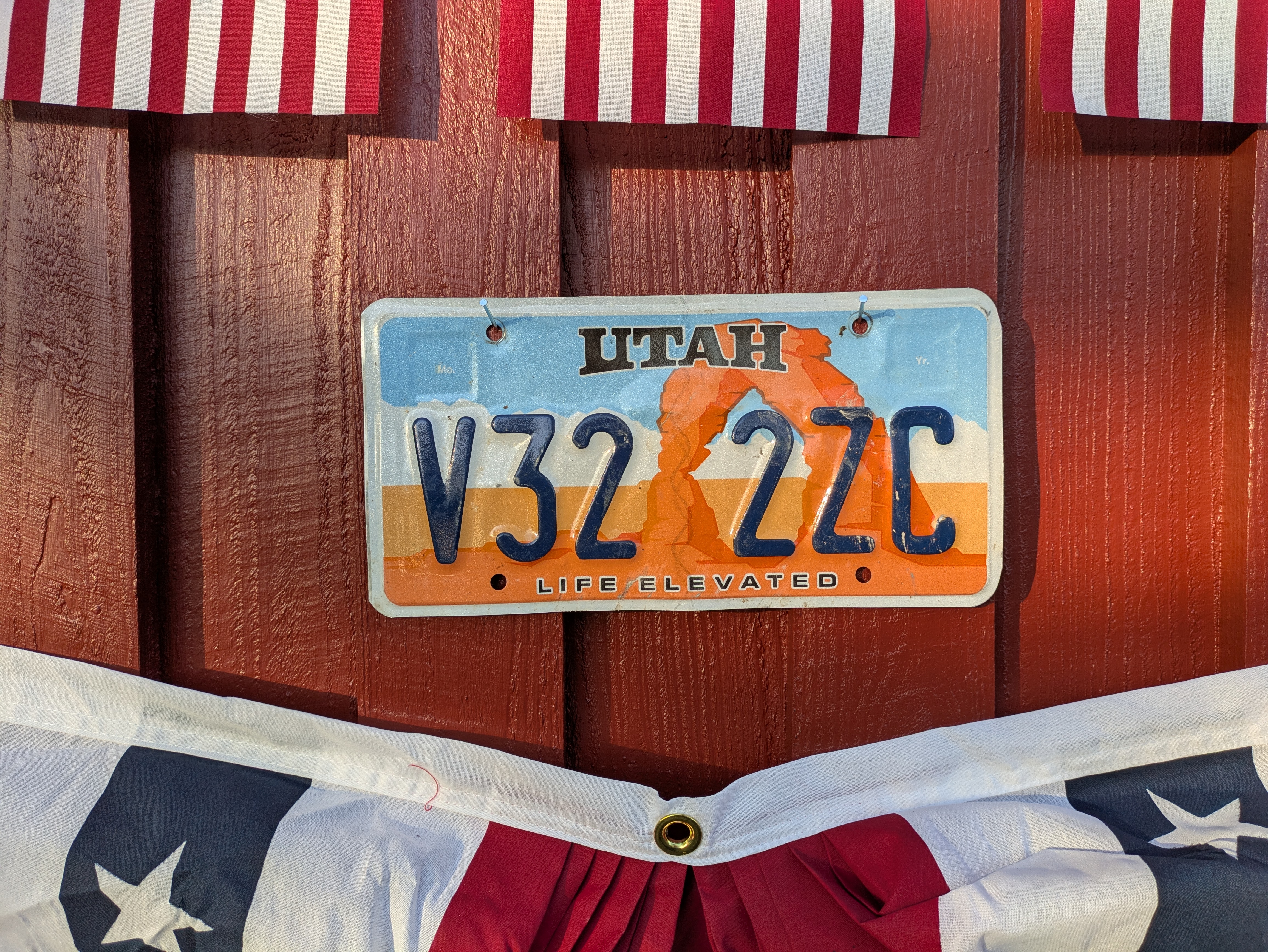 Original USA Nummernschild