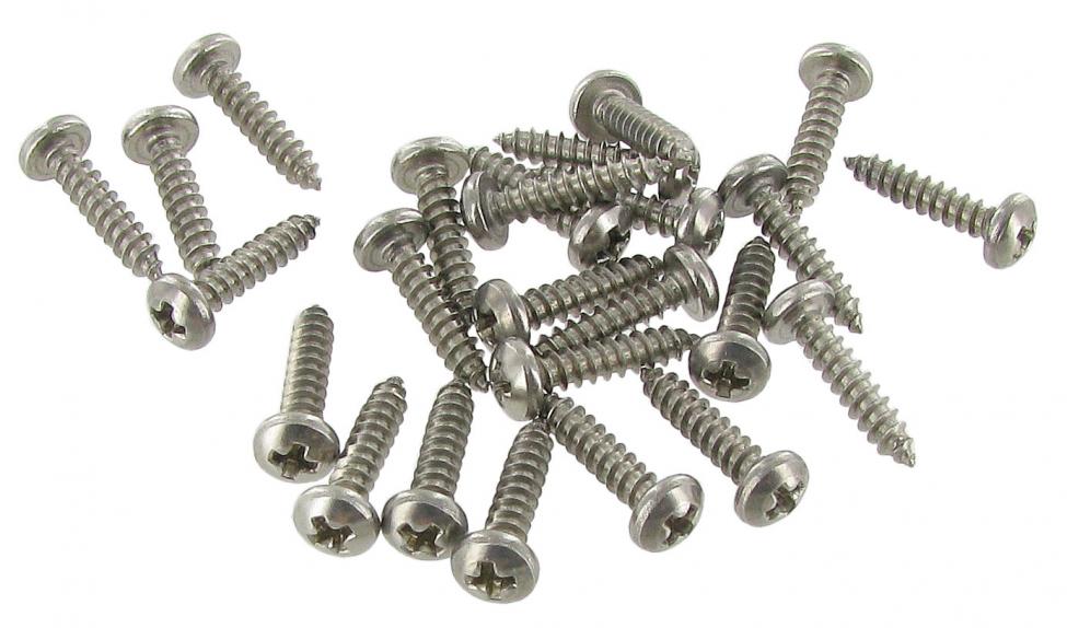 Edelstahl Linsenkopfschrauben Kreuzschlitz 2,9x13mm