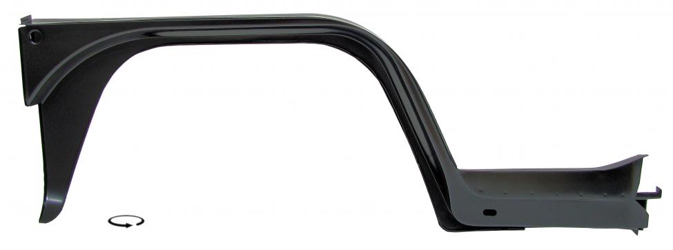 Vorderer Radkasten Links (Dog Leg) A-Qualität Komplettblech