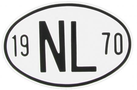 Landesplakette NL 1970 – Aluminium Länderschild für VW Klassiker