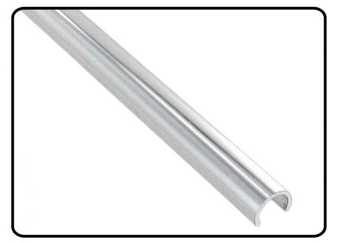 Hinteres Seitenfenster Zierleisten Aluminium Links 67-71