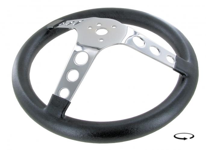 Custom Lenkrad 3-Speichen, Vinyl, verstellbar für VW-Oldtimer