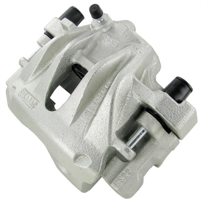 Bremssattel links mit Träger für ATE Bremsanlage T3